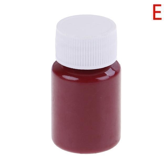 20ML Colors Leather Paint Set DIY Leather Edge Paint Edge Oil Dye Highlights Professional Watercolor Paint Liquid Art Supplies - Ai quarambas