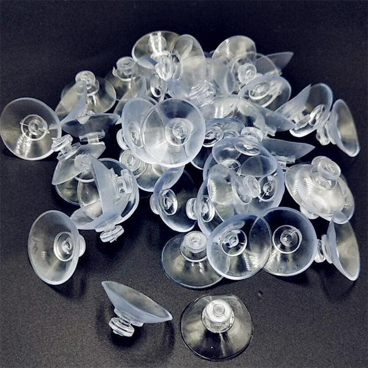 CNCRAFT 20mm 20PCS/lot High-end Sucker Suc tion Cups Mushroom Head Suckers Cup Button Transparent - ooo