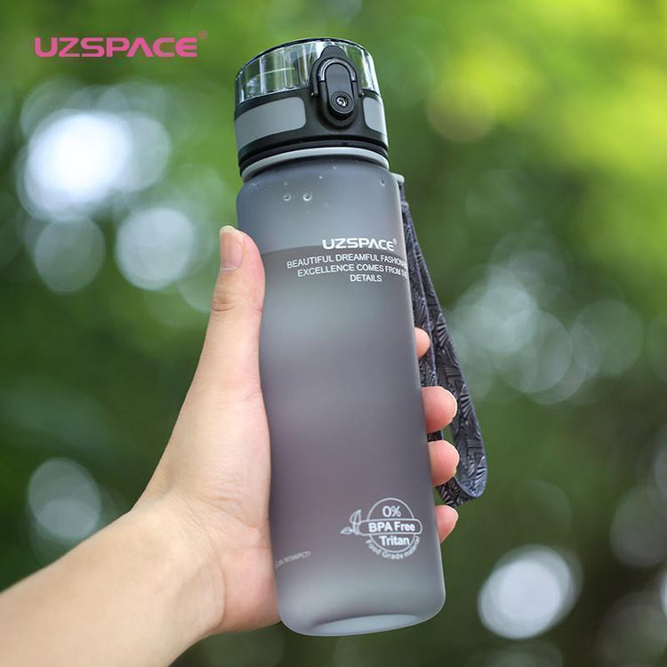 Explosion Sport Water Bottles 500/650ML 1L Protein Shaker Outdoor Travel Portable Leakproof Tritan plastic Drink Bottle BPA Free - Ai quarambas