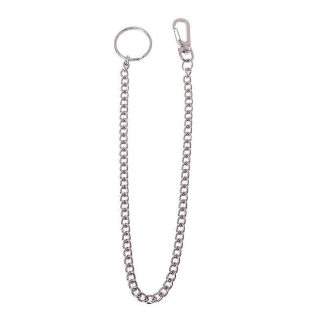 Hip Hop Pants Chain Secure Travel Wallet Chain Heavy Duty Jeans Link Coil Leash - Ai quarambas