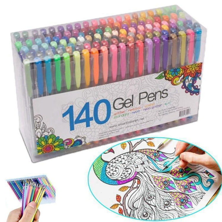 Lamtuea art water brush Gel Pens Gel Refills Rollerball Pastel Neon Glitter Pen Drawing Colors paint brush - Ai quarambas