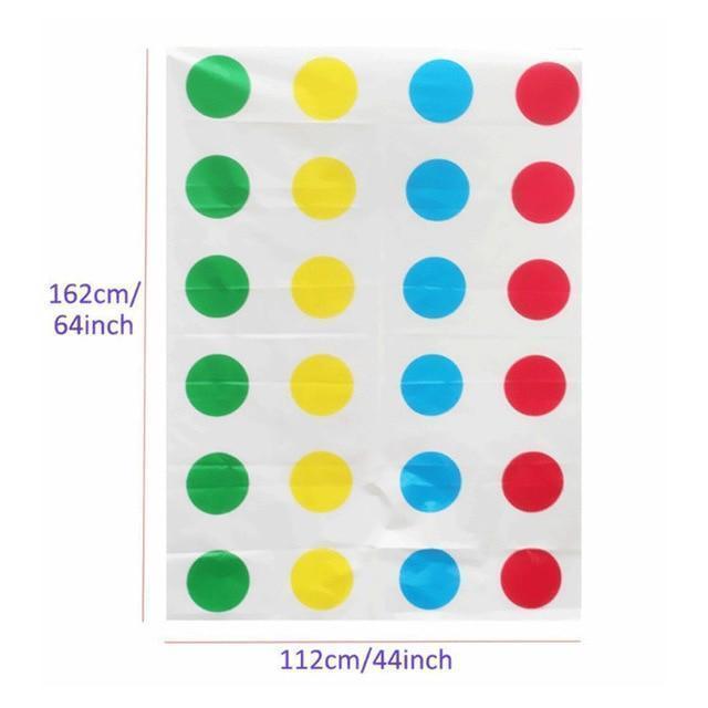 Outdoor Sport Toy Gift Twister Game Funny Kid Family Body Twister Move Mat Board Game Sport Toy - Ai quarambas
