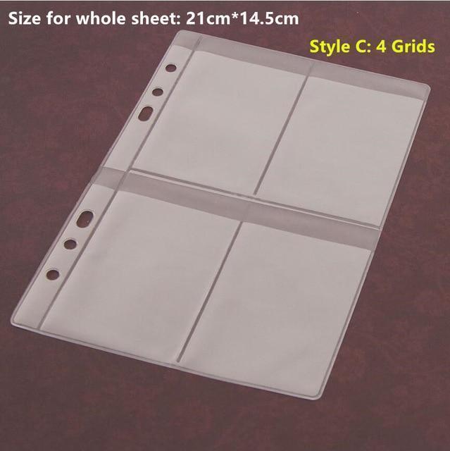 Scrapbooking Cutting Dies Organizer Stamps Collection Album Storage Book PU Leather Cover Plastic Inner Pages and Pockets - Ai quarambas