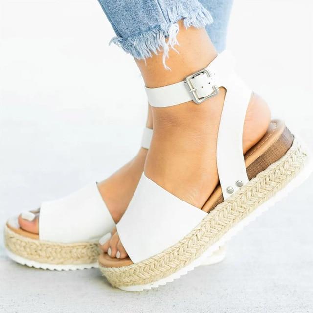 Plus Size Wedge Sandals for Women – Hisasd - Ai quarambas