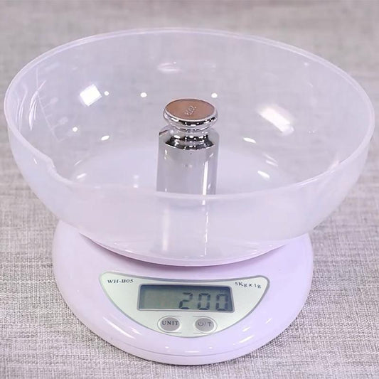 5kg/1g Portable Digital Scale LED Electronic Scales Postal Food Balance Measuring Weight Kitchen LED Electronic Scales - Ai quarambas