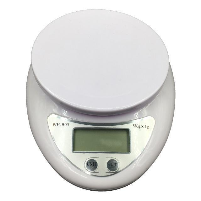 5kg/1g Portable Digital Scale LED Electronic Scales Postal Food Balance Measuring Weight Kitchen LED Electronic Scales - Ai quarambas