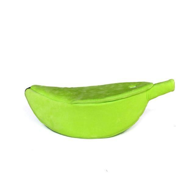 Banana Cat Bed House Cozy Cute Banana Puppy Cushion Kennel Warm Portable Pet Basket Supplies Mat Beds for Cats & Kittens - Ai quarambas