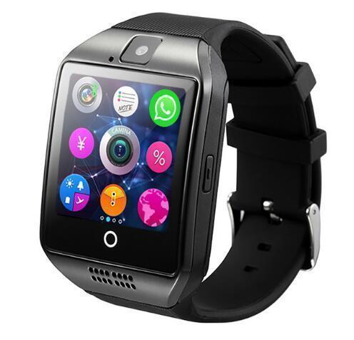 Bluetooth Smart Watch men Q18 With Camera Facebook Whatsapp Twitter Sync SMS Smartwatch Support SIM TF Card For IOS Android - Ai quarambas