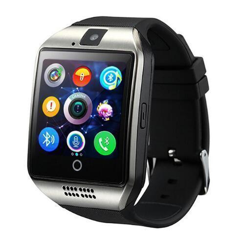 Bluetooth Smart Watch men Q18 With Camera Facebook Whatsapp Twitter Sync SMS Smartwatch Support SIM TF Card For IOS Android - Ai quarambas