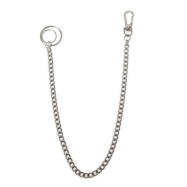 Hip Hop Pants Chain Secure Travel Wallet Chain Heavy Duty Jeans Link Coil Leash - Ai quarambas