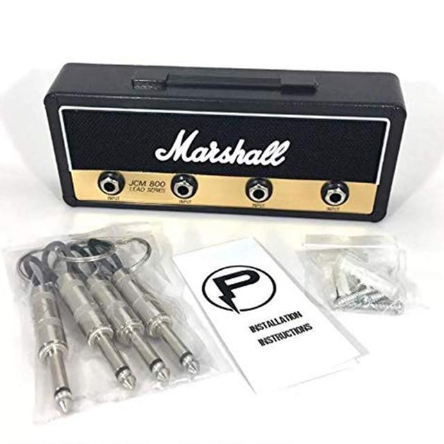 Key Storage Marshall Guitar Keychain Holder Jack II Rack 2.0 Electric Hanging Key Rack Amp Vintage Amplifier JCM800 Standard - Ai quarambas