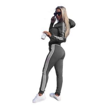 Ladies Solid Tracksuit Women Set Top Pants Suit Female New 2 Piece Set Women Hoodies Pant Clothing Set Warm Newest Clothes - Ai quarambas