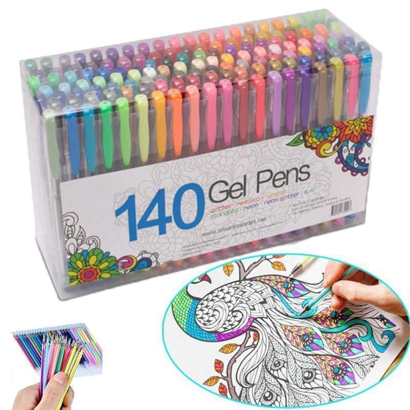 Lamtuea art water brush Gel Pens Gel Refills Rollerball Pastel Neon Glitter Pen Drawing Colors paint brush - Ai quarambas