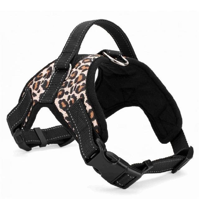 Nylon Heavy Duty Dog Pet Harness Collar Adjustable Padded Extra Big Large Medium Small Dog Harnesses vest Husky Dogs Supplies - Ai quarambas