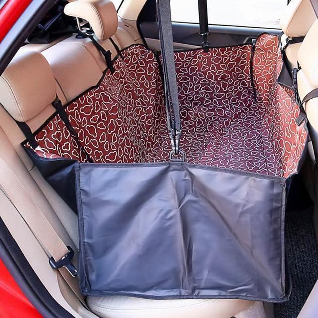 Pet carriers Oxford Fabric Car Pet Seat Cover Dog Car Back Seat Carrier Waterproof Pet Hammock Cushion Protector Dropshipping - Ai quarambas