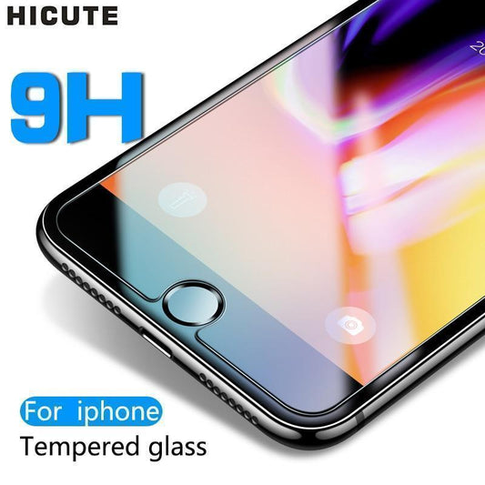 Protective tempered glass for iphone 6 7 5 s se 6 6s 8 plus XS max XR glass iphone 7 8 x screen protector glass on iphone 7 6S 8 - Ai quarambas