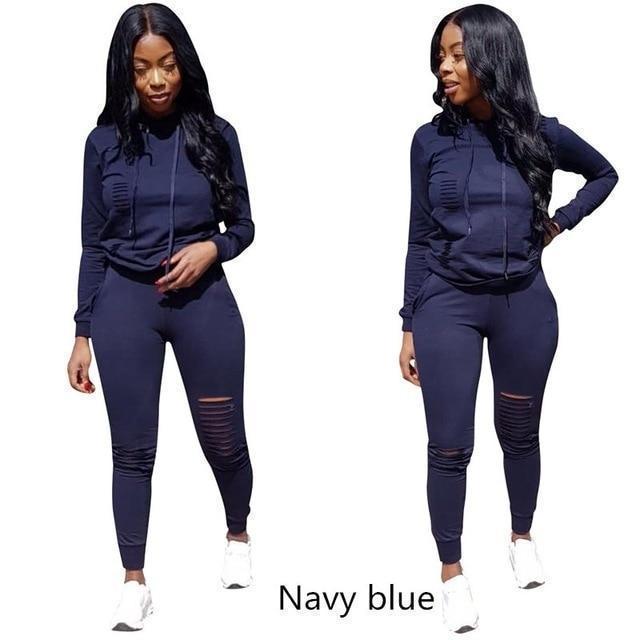 RAISEVERN New Pink Letter Print Tracksuit Women Casual Outfits 2 Two Piece Set Full Pants Suits Plus Size Clothing Autumn - Ai quarambas