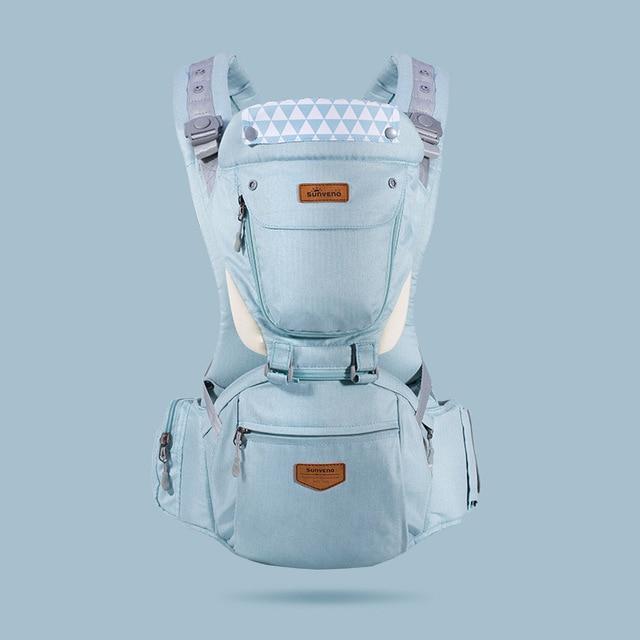 SUNVENO Ergonomic Baby Carrier Infant Baby Hipseat Waist Carrier Front Facing Ergonomic Kangaroo Sling for Baby Travel 0 - 36M - Ai quarambas