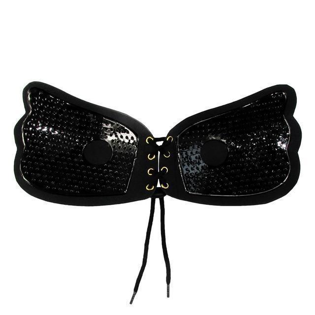 Women Invisible Bra Super Push Up Seamless Self - Adhesive Sticky Wedding Party Front Strapless A B C D Cup Fly Bra - Ai quarambas
