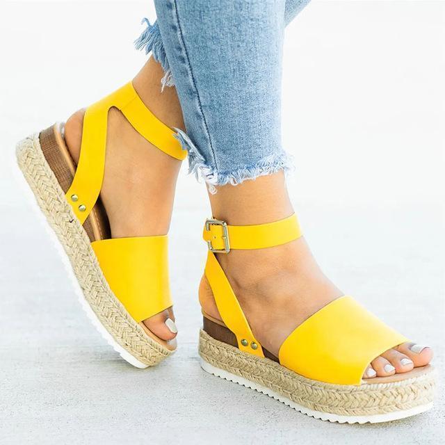 Plus Size Wedge Sandals for Women – Hisasd - Ai quarambas