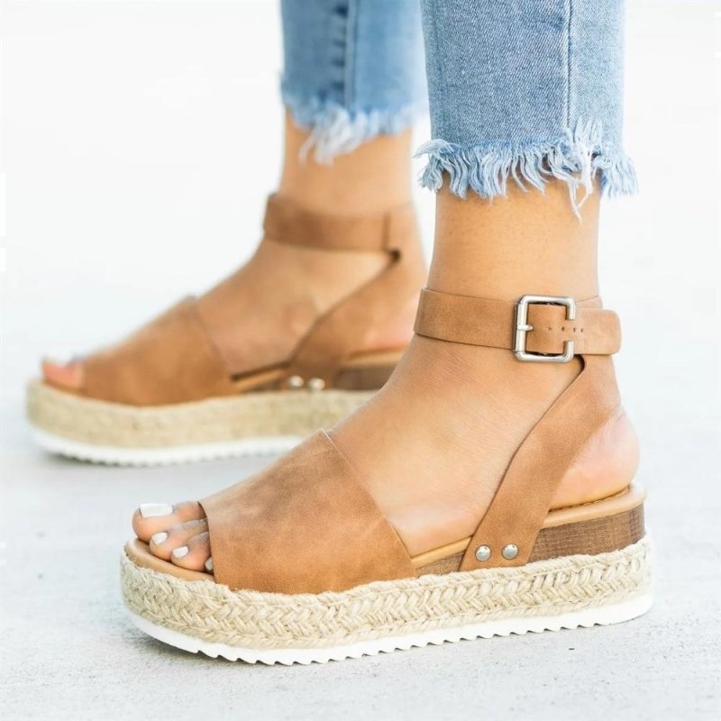 Plus Size Wedge Sandals for Women – Hisasd - Ai quarambas